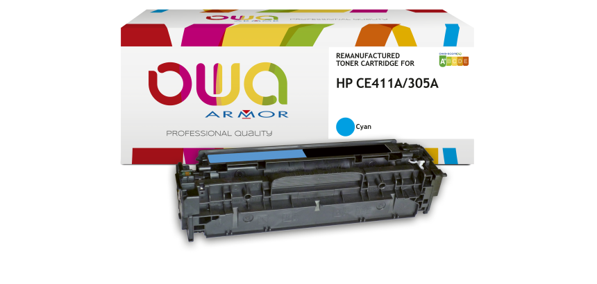 Toner remanufacturé OWA - standard - pour HP CE413A