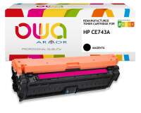 Toner remanufacturé OWA - standard - Magenta - pour HP CE743A