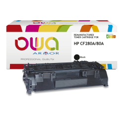Toner remanufacturé OWA - standard - Noir - pour HP CF280A