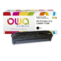 DE_Toner remanufacturé OWA - standard - Noir - pour HP CF210A, CANON 731BK