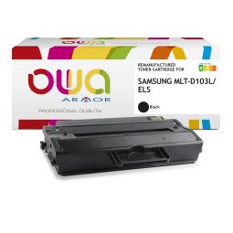 DE_Toner remanufacturé OWA - haute capacité - Noir - pour SAMSUNG MLT-D103L/ELS