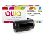 Toner remanufacturé OWA - haute capacité - Noir - pour EPSON C13S050689, C13S050691