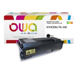 Toner remanufacturé OWA - standard - Noir - pour KYOCERA TK-340