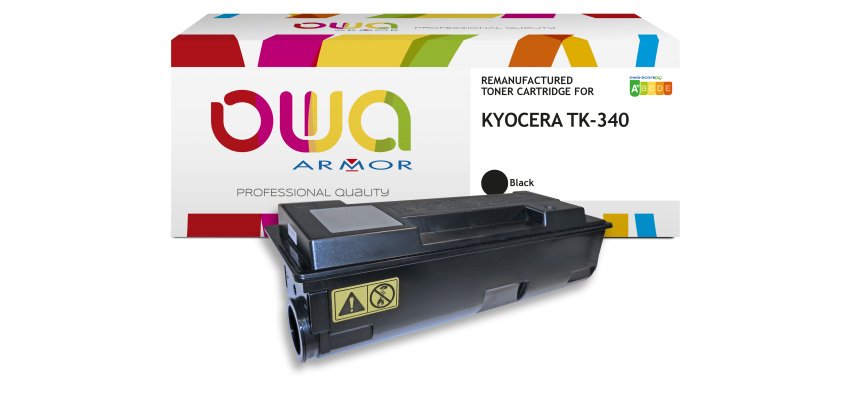 Toner remanufacturé OWA - standard - Noir - pour KYOCERA TK-340