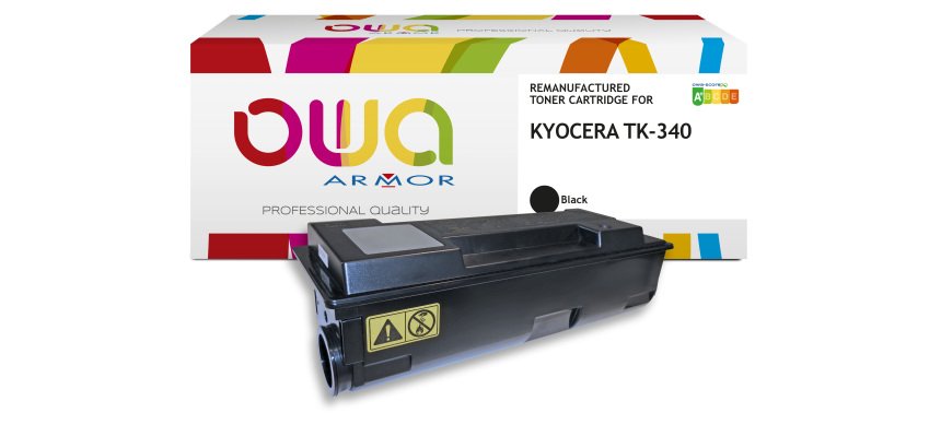 Toner remanufacturé OWA - standard - Noir - pour KYOCERA TK-340