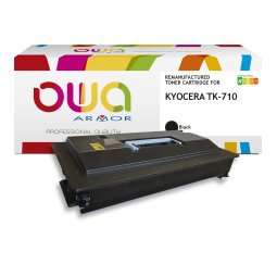 Toner remanufacturé OWA - standard - Noir - pour KYOCERA TK-710