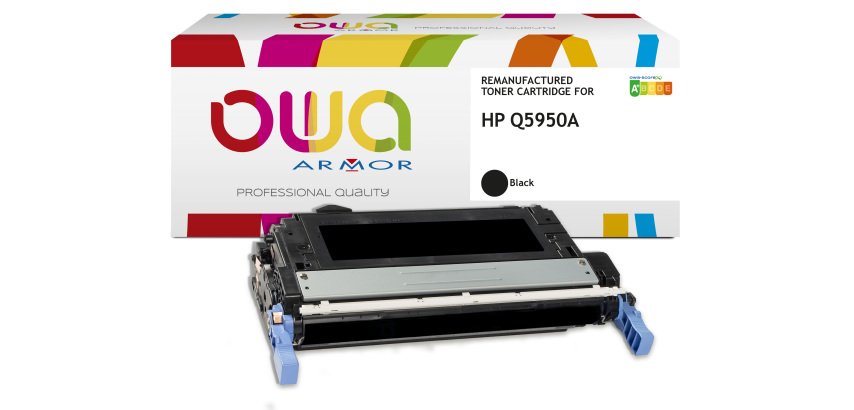 Toner remanufacturé OWA - très très haute capacité - Noir - pour HP Q5950A