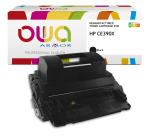 Toner remanufacturé OWA - haute capacité - Noir - pour HP 90X
