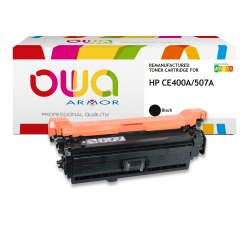Toner remanufacturé OWA - standard - Noir - pour HP CE400A