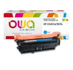 Toner remanufacturé OWA - standard - pour HP CE401A