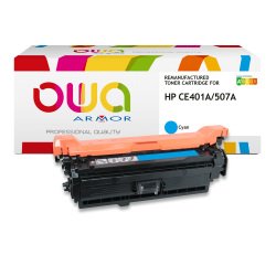 Toner remanufacturé OWA - standard - pour HP CE401A