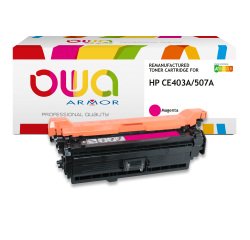 Toner remanufacturé OWA - standard - pour HP CE401A