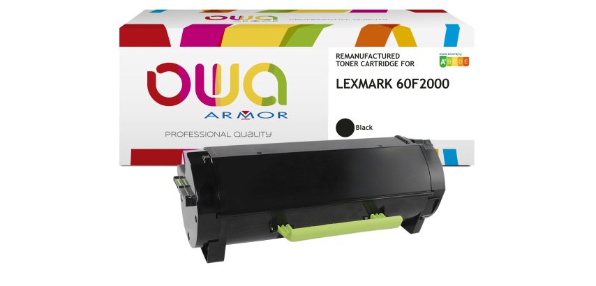 OWA Remanufactured Toner - Standard - Black - for LEXMARK 60F2000