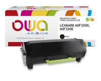 Toner remanufacturé OWA - haute capacité - Noir - pour LEXMARK 60F2X00, 60F2X0E