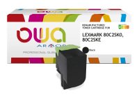 EN_Toner remanufacturé OWA - standard - Noir - pour LEXMARK 80C2SK0, 80C2SKE