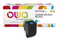 Toner remanufacturé OWA - standard - pour LEXMARK 80C2SC0, 80C2SCE