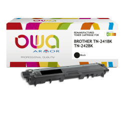 Toner remanufacturé OWA - standard - Noir - pour BROTHER TN-241BK, TN-242BK