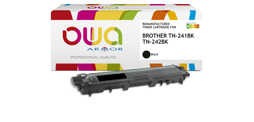 OWA Remanufactured Toner - Standard - Black - for BROTHER TN-241BK, TN-242BK