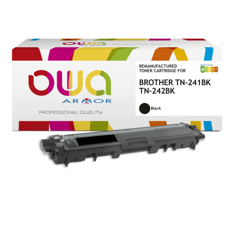 Toner remanufacturé OWA - standard - Noir - pour BROTHER TN-241BK, TN-242BK