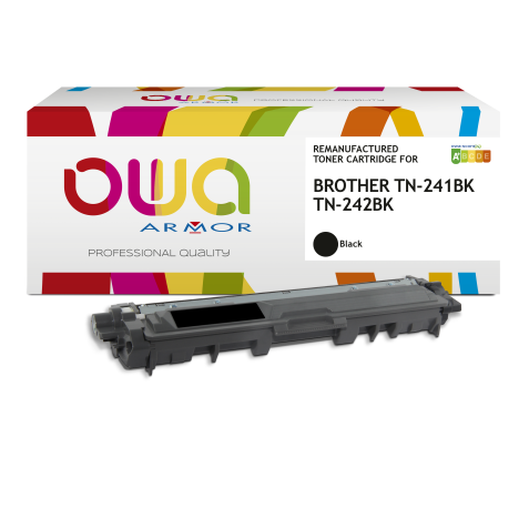 Toner remanufacturé OWA - standard - Noir - pour BROTHER TN-241BK, TN-242BK