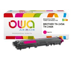 Toner remanufacturé OWA - haute capacité - pour BROTHER TN-245C, TN-246C