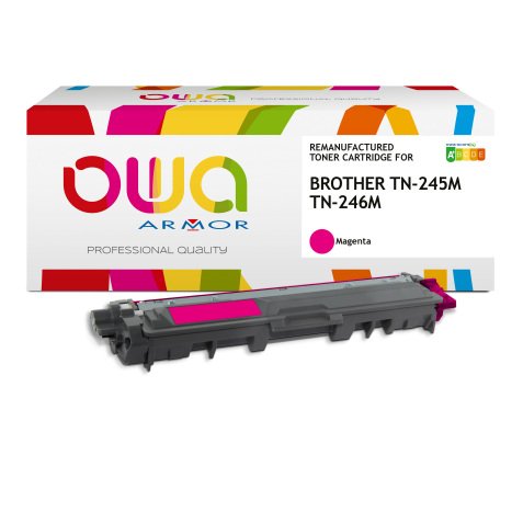Toner remanufacturé OWA - haute capacité - pour BROTHER TN-245C, TN-246C