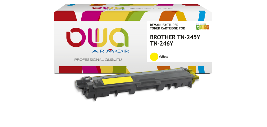 Toner remanufacturé OWA - haute capacité - pour BROTHER TN-245C, TN-246C