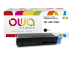 Toner remanufacturé OWA - haute capacité - Noir - pour OKI 44917602