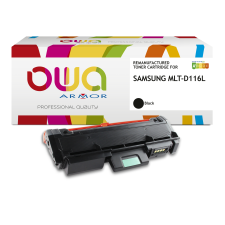 Toner remanufacturé OWA - haute capacité - Noir - pour SAMSUNG MLT-D116L/ELS