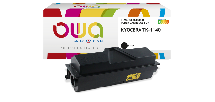 Toner remanufacturé OWA - standard - Noir - pour KYOCERA TK-1140
