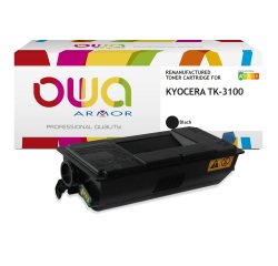 Toner remanufacturé OWA - standard - Noir - pour KYOCERA TK-3100