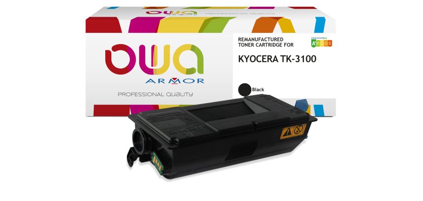 Toner remanufacturé OWA - standard - Noir - pour KYOCERA TK-3100