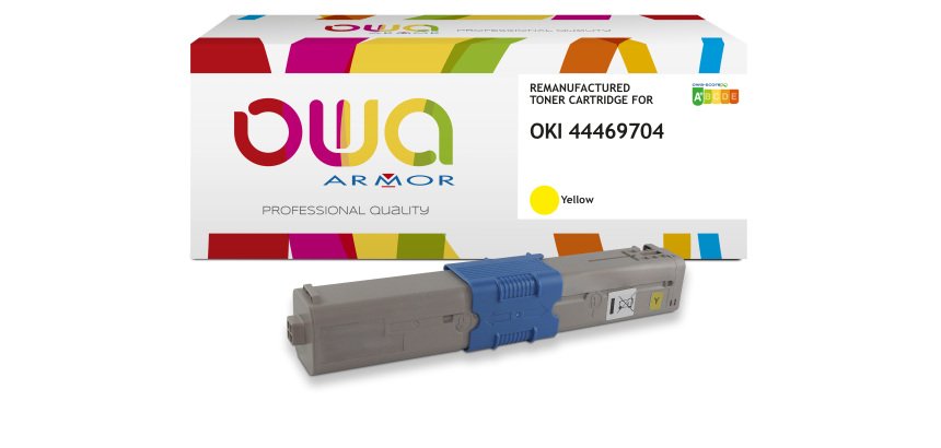 Toner remanufacturé OWA - standard - pour OKI 44469706