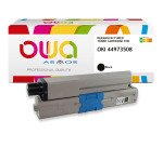 Toner remanufacturé OWA - haute capacité - Noir - pour OKI 44973508