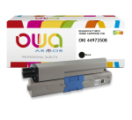 Toner remanufacturé OWA - haute capacité - Noir - pour OKI 44973508