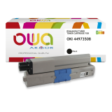 Toner remanufacturé OWA - haute capacité - Noir - pour OKI 44973508