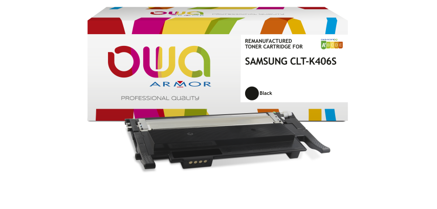 OWA Remanufactured Toner - Standard - Black - for SAMSUNG CLT-K406S/ELS