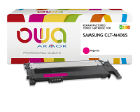 Toner remanufacturé OWA - standard - pour SAMSUNG CLT-C406S/ELS