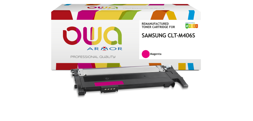 OWA remanufactured toner - standard - for SAMSUNG CLT-C406S/ELS