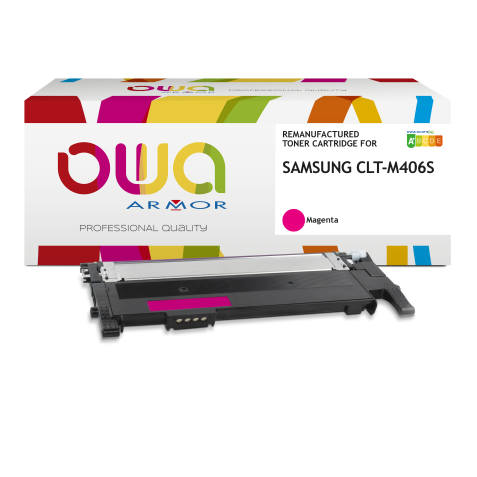 Toner remanufacturé OWA - standard - pour SAMSUNG CLT-M406S/ELS