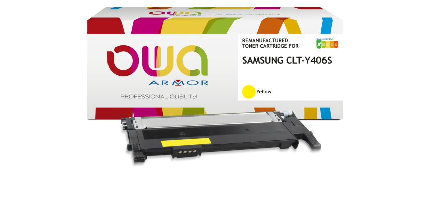 Toner remanufacturé OWA - standard - pour SAMSUNG CLT-C406S/ELS