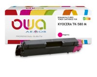 Toner remanufacturé OWA - standard - pour KYOCERA TK-580 C