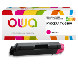 Toner remanufacturé OWA - standard - pour KYOCERA TK-580 C