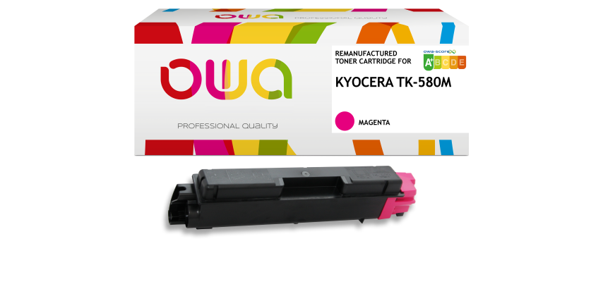 OWA wiederaufbereiteter Toner - Standard - für KYOCERA TK-580 C