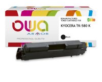 Toner remanufacturé OWA - standard - Noir - pour KYOCERA TK-580 K
