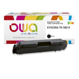 DE_Toner remanufacturé OWA - standard - Noir - pour KYOCERA TK-580 K
