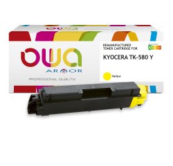 Toner remanufacturé OWA - standard - pour KYOCERA TK-580 C