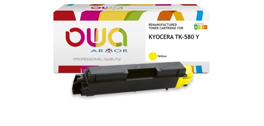 Toner remanufacturé OWA - standard - pour KYOCERA TK-580 C