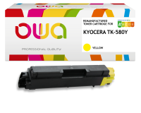 Toner remanufacturé OWA - standard - pour KYOCERA TK-580 C