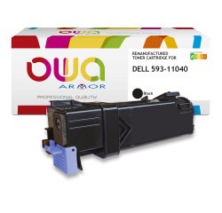 Toner remanufacturé OWA - haute capacité - Noir - pour DELL 593-11040